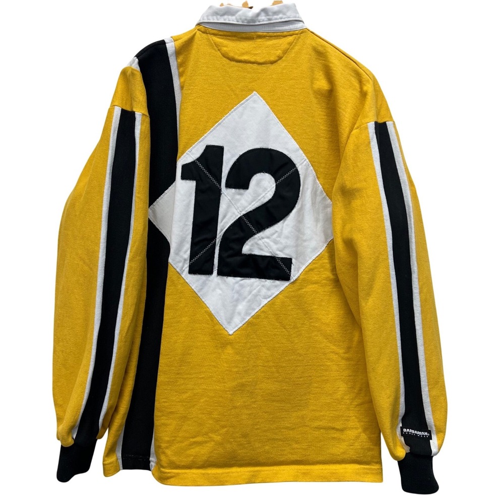 Barbarian Rugby Wear Dirty Dozen RFC Vintage 90s 12-FS Insignia Shirt 12 XL READ